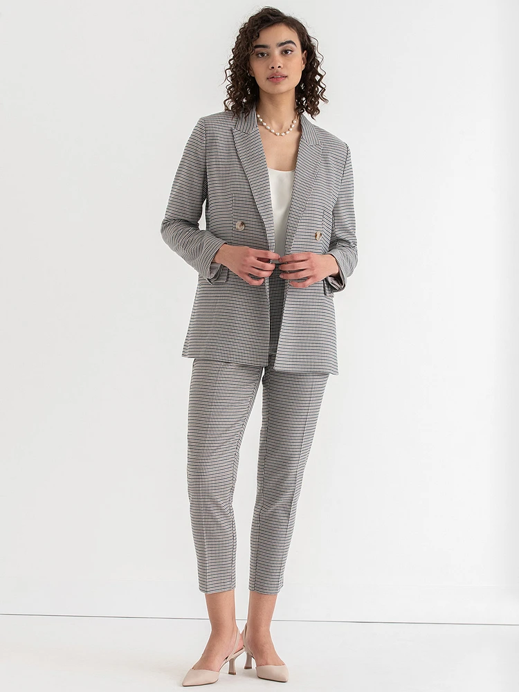 London Double-Breasted Relaxed Blazer Luxe Tailored