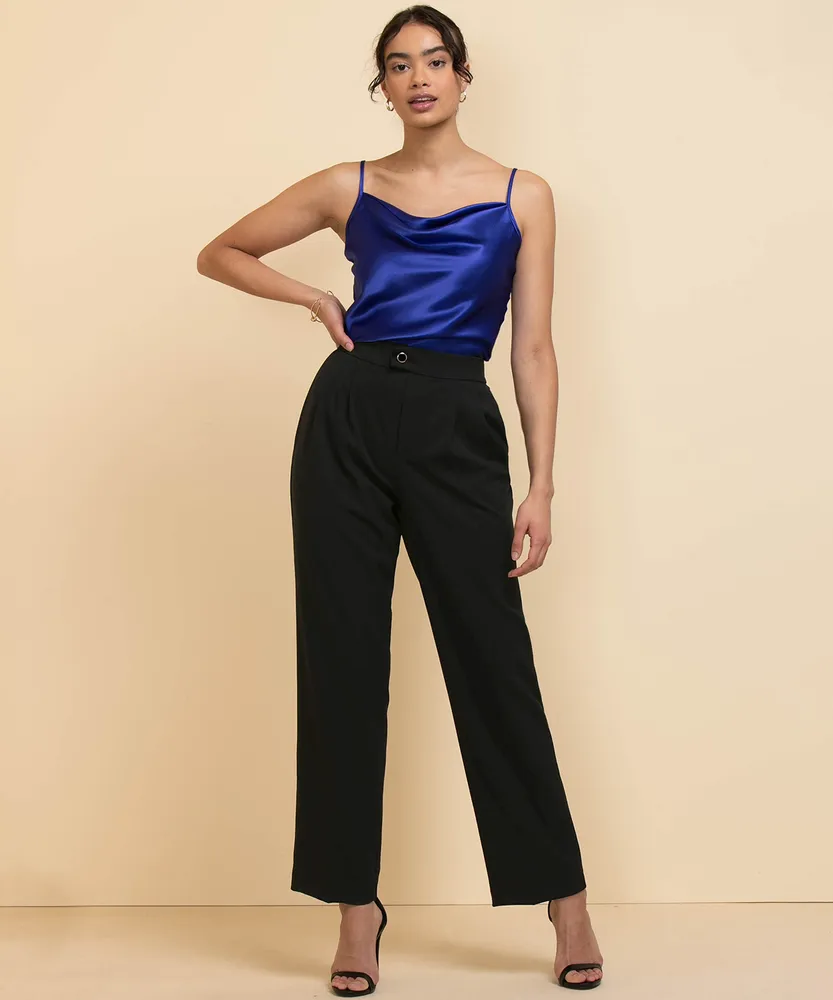 Pull-On Straight Leg Pant