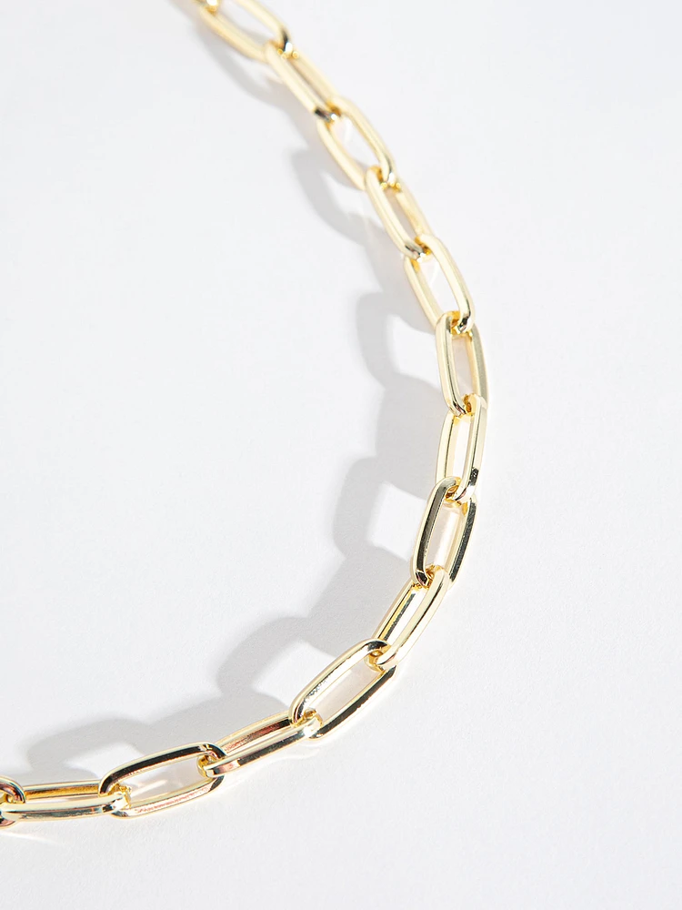 14K Gold Chain-Link Necklace