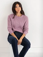 Cable Knit Pullover Sweater