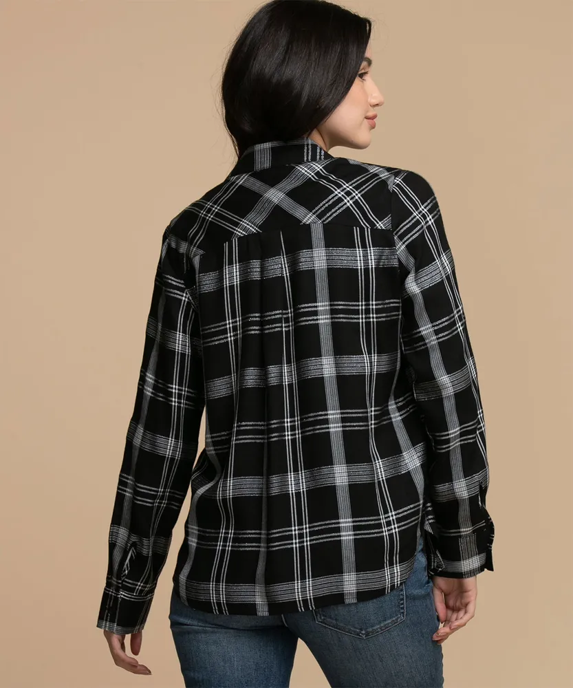 Plaid Collared Shirt