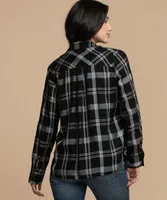 Plaid Collared Shirt