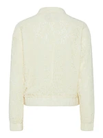 Polly Lace Bomber Jacket