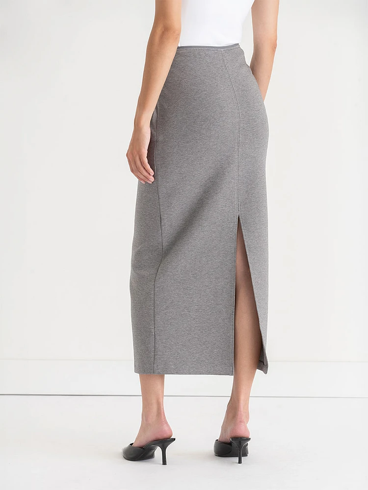 Double Knit Column Skirt