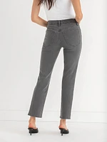 Stevie High-Waisted Straight-Leg Jeans