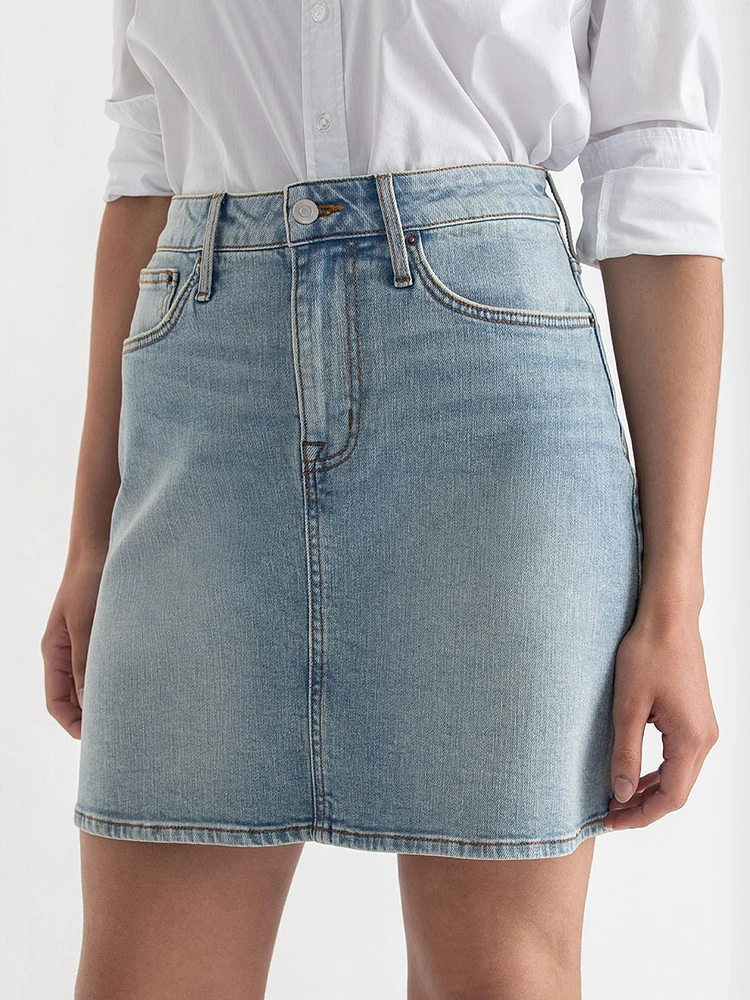 Denim Mini Skirt