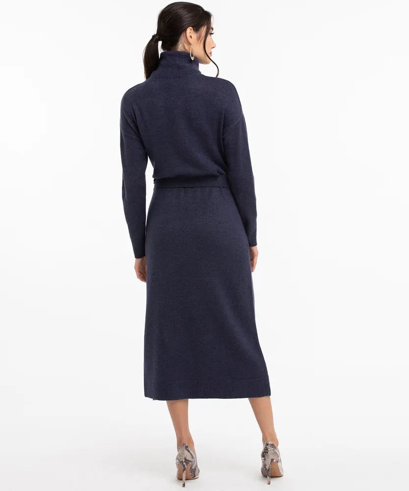 Turtleneck Sweater Dress