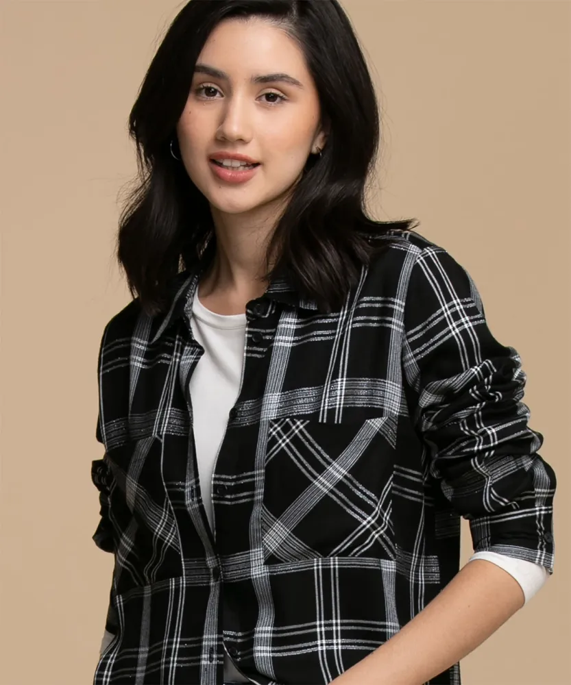 Plaid Collared Shirt