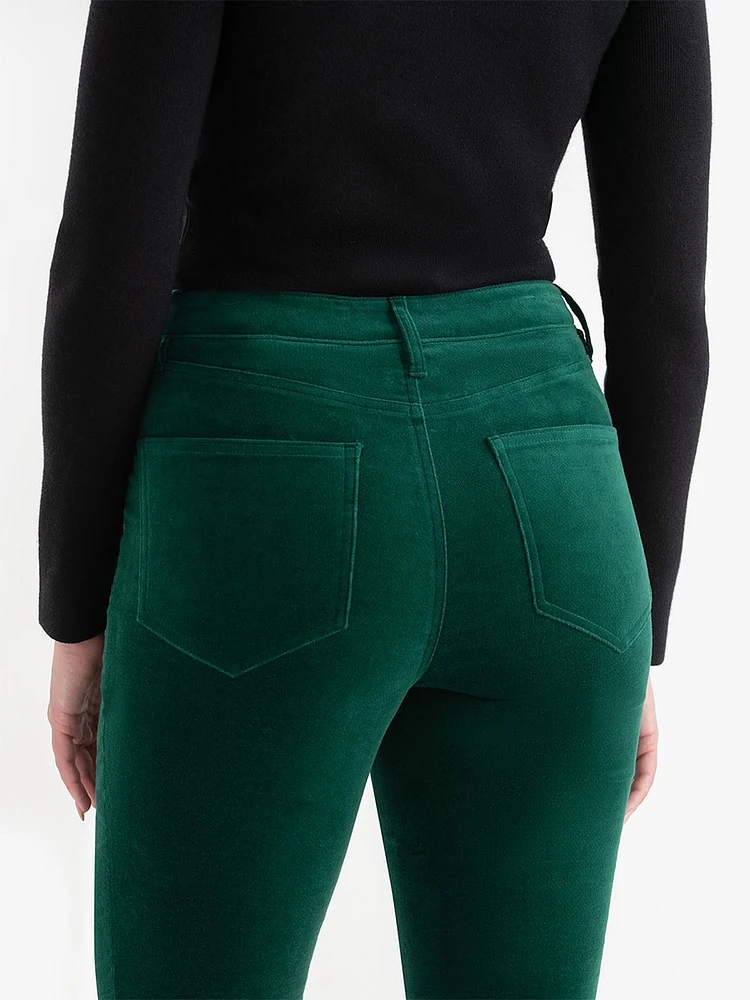 Velvet Slim Leg Pant