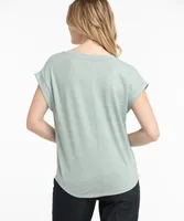 Eco-Friendly V-Neck Hacci Tee