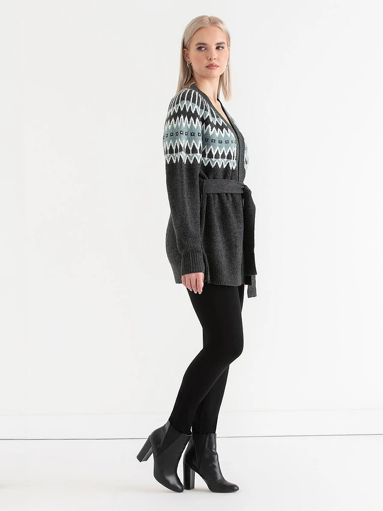 Belted Fair Ilse Cardigan