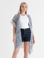 Boho Print Ruana