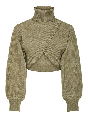 Paya Cropped Turtleneck Sweater