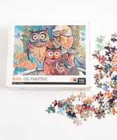 Owl Oil Painting Jigsaw Puzzle