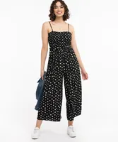 Strappy Smocked Jumpsuit