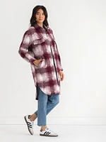 Zia Wool Blend Long Jacket