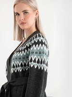 Belted Fair Ilse Cardigan