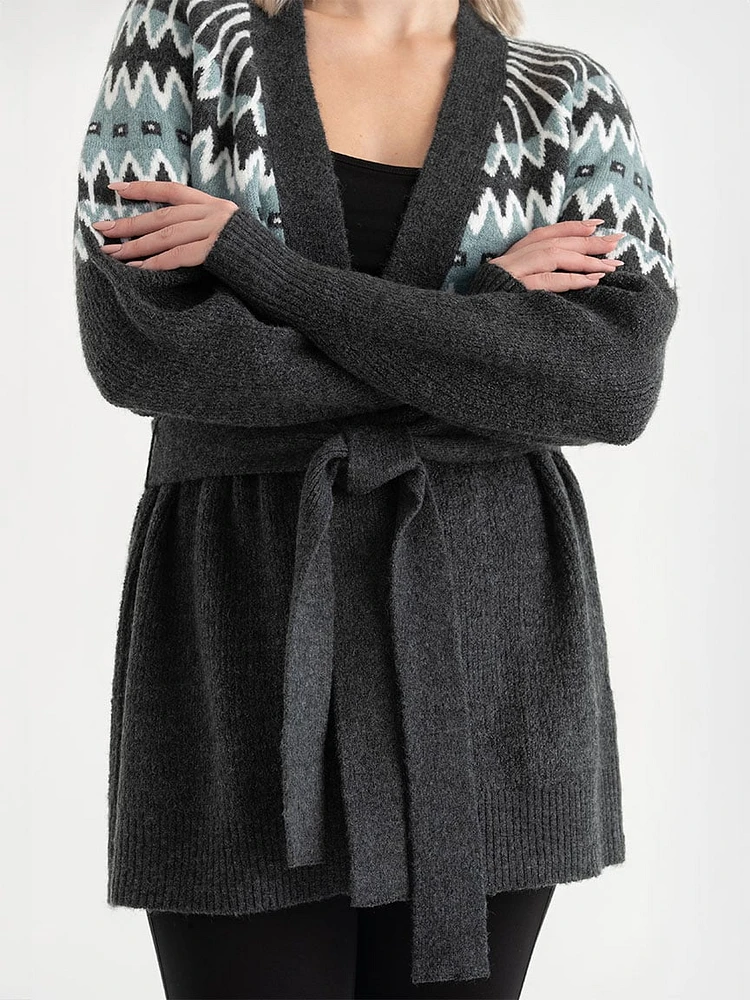 Belted Fair Ilse Cardigan