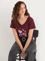 V-Neck Relaxed Tee