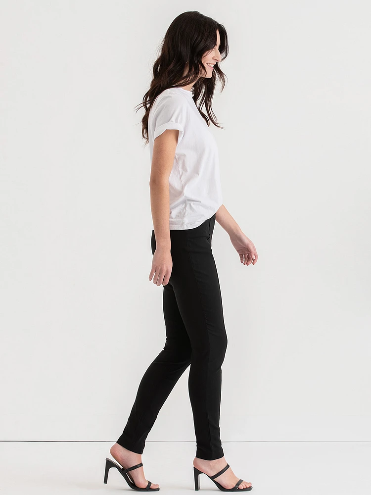 Alfie Pull-On Slim Pant Microtwill