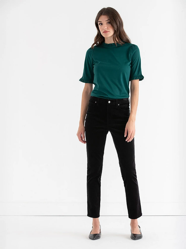 Velvet Slim Leg Pant