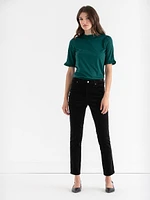 Velvet Slim Leg Pant