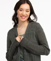 Pointelle Duster Cardigan