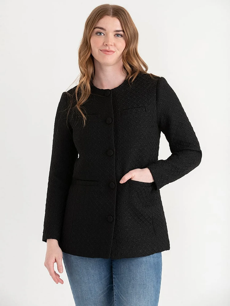 Long Boucle Jacket