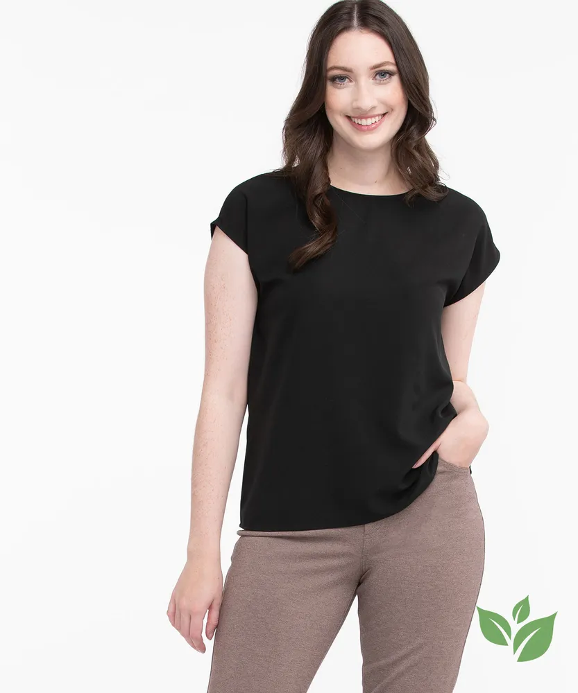 Eco-Friendly Extended Sleeve Blouse