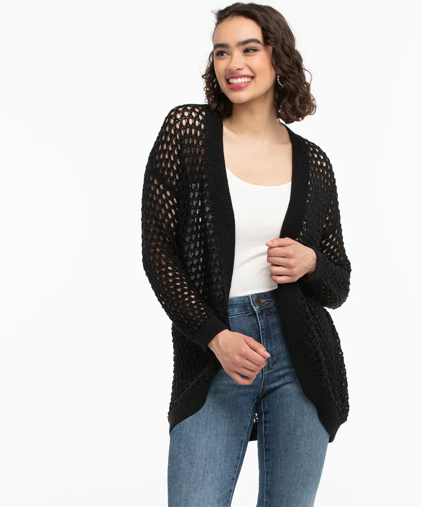 Open Stitch Cocoon Cardigan