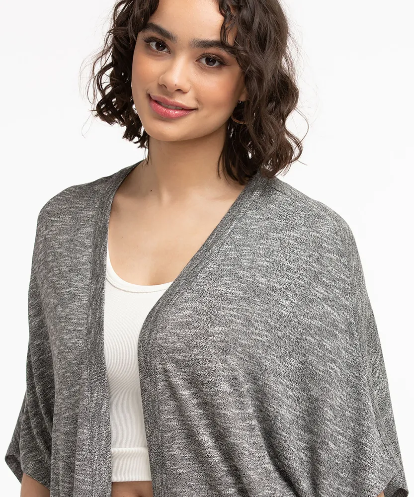 Short Sleeve Cocoon Cardigan