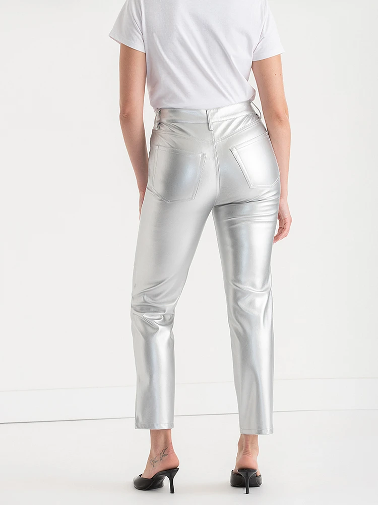 Silver Straight Leg Pant