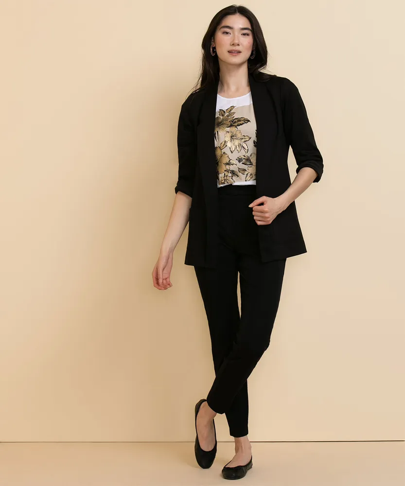 Crew Neck Extend Sleeve Tee