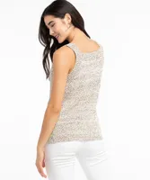 Square Neck Sweater Tank