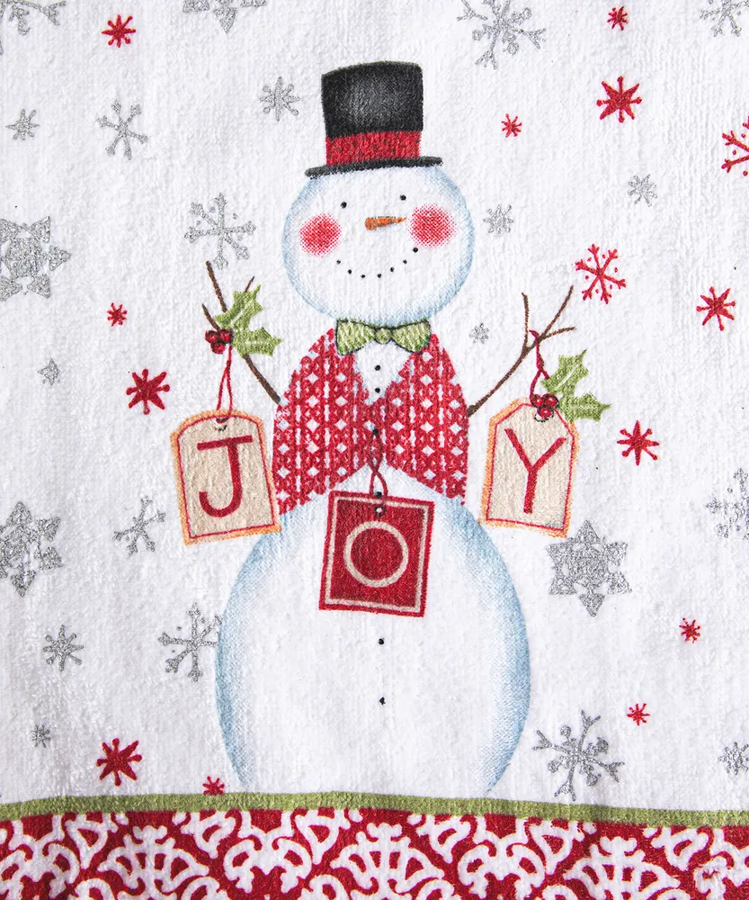 Festive Snowman Kitchen Towel