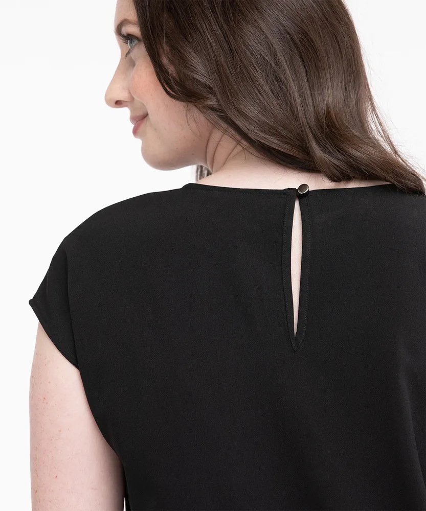 Eco-Friendly Extended Sleeve Blouse