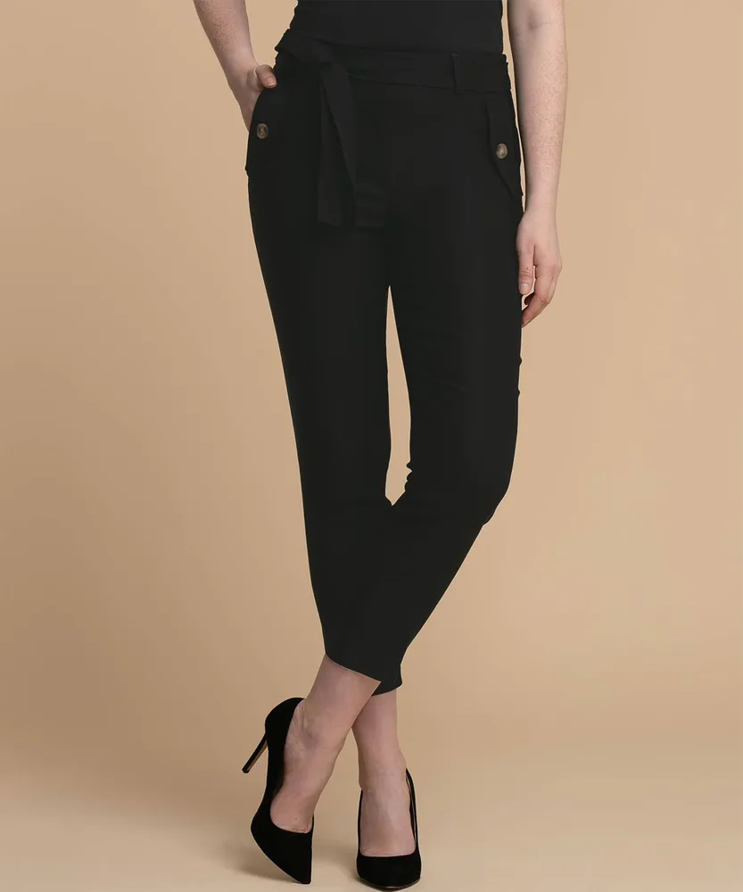 Jules & Leopold Slim Leg Cropped Pull-On Pant