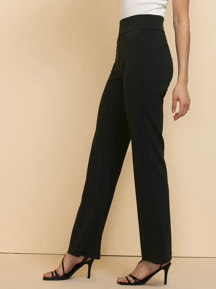 Scuba Crepe Bootcut Pull-On Pant