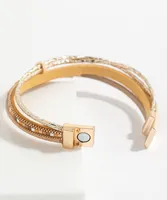 Gold Layered Snap Bracelet