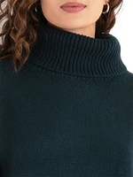 Turtleneck Maxi Sweater Dress