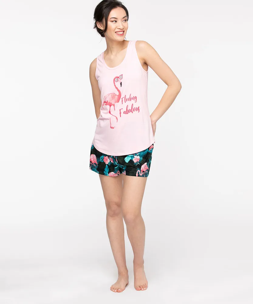 Flocking Fabulous Pajama Tank