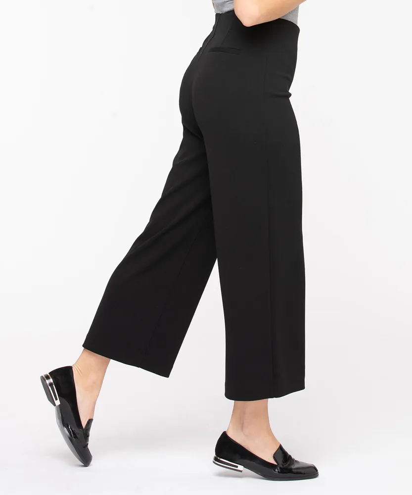 Scuba Crepe Wide Leg Crop