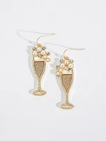 Champagne Dangle Earrings