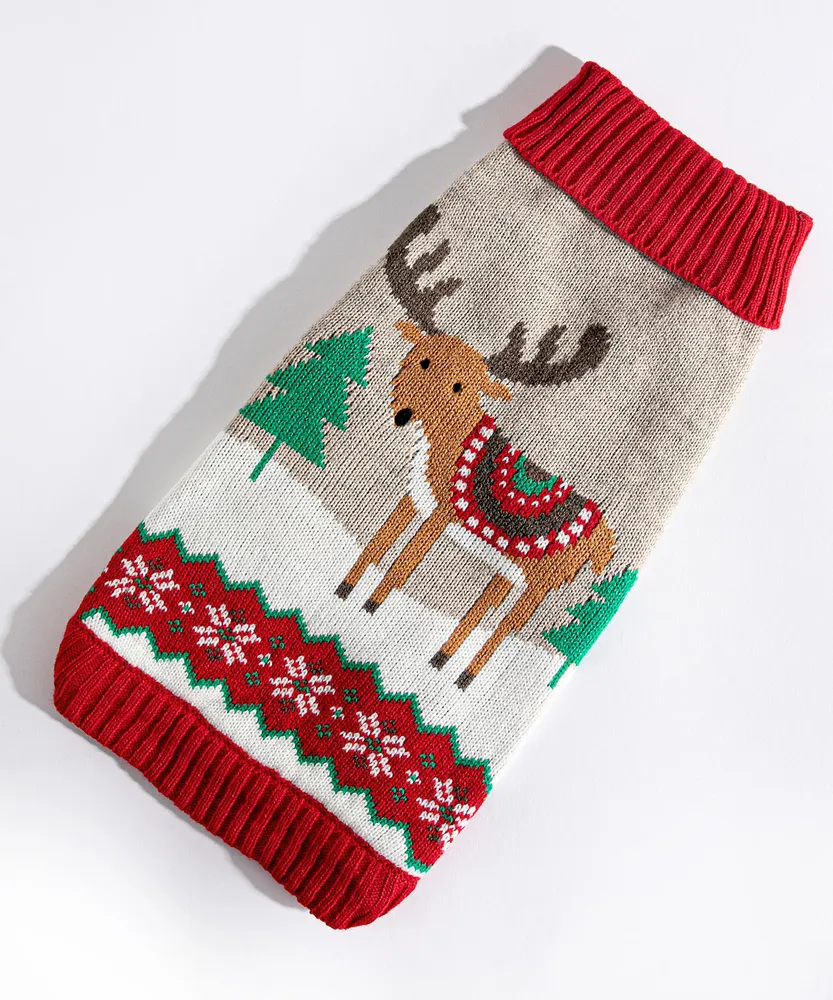 Reindeer Pet Sweater