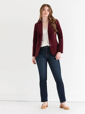 Classic Velvet Blazer