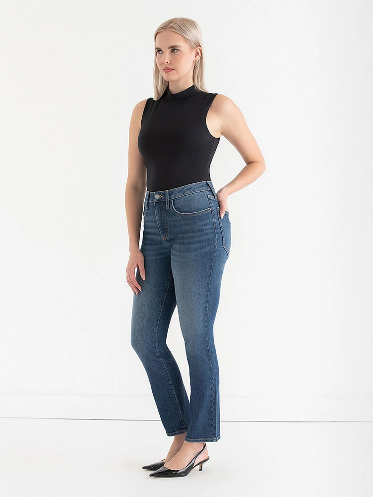 Stevie High Rise Straight Leg Jeans