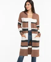 Colourblock Duster Cardigan