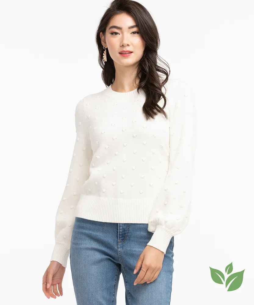 RICKI'S Eco-Friendly Cable Knit Tunic Sweater