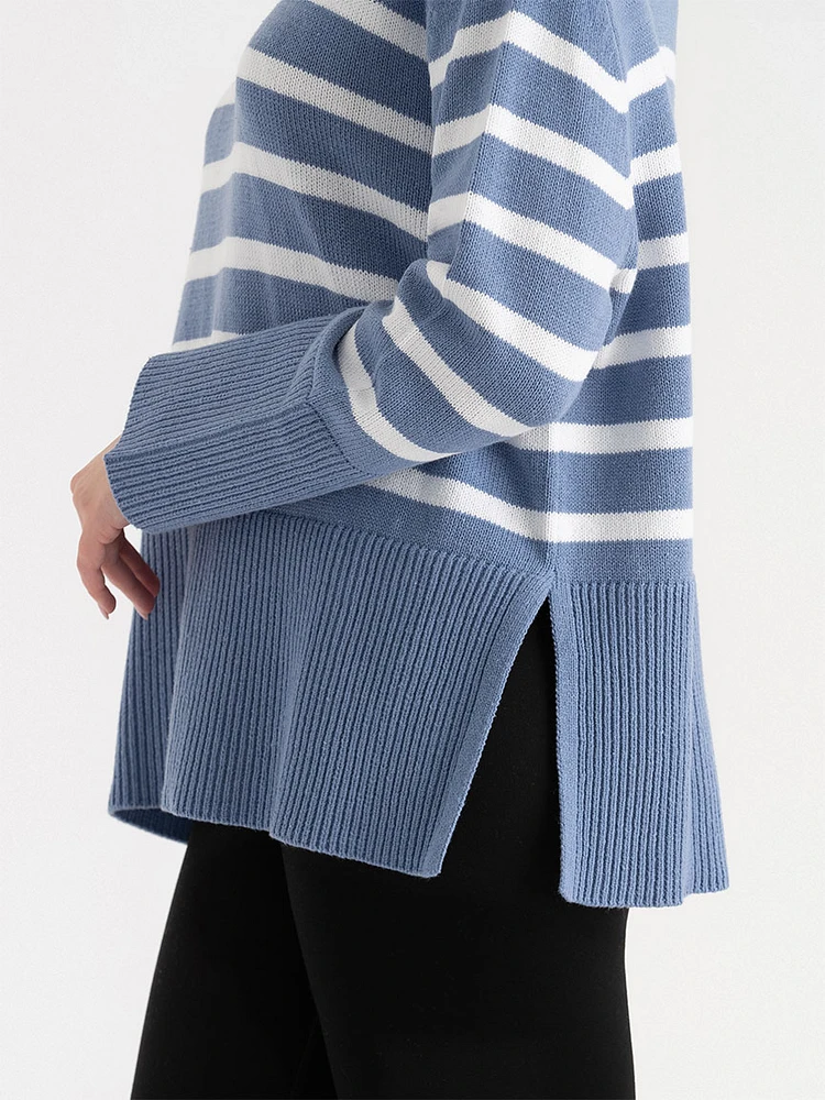 Striped Tunic Sweater