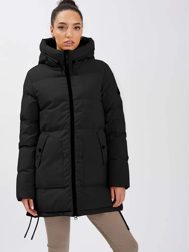 Point Zero Zip Front Hooded Parka